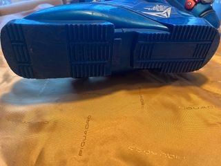 lange scarponi junior space blu con scaldini