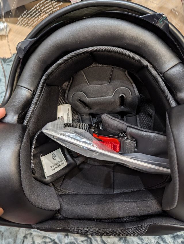 Casco jet ligero con doble visor, nuevo