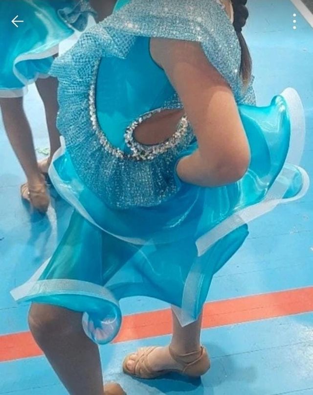 Vestito come nuovo da ballo indossato una volta 