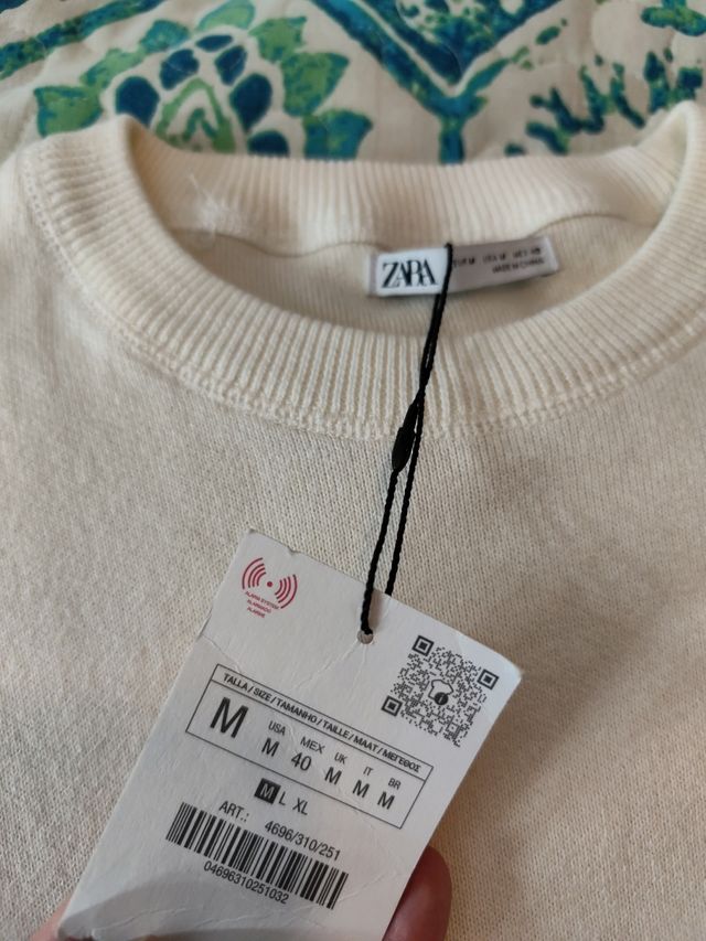 Gerseys zara hombre c/crudo t/M