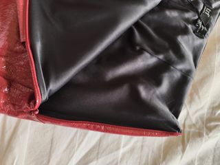 Minifalda burdeos Zara TRF