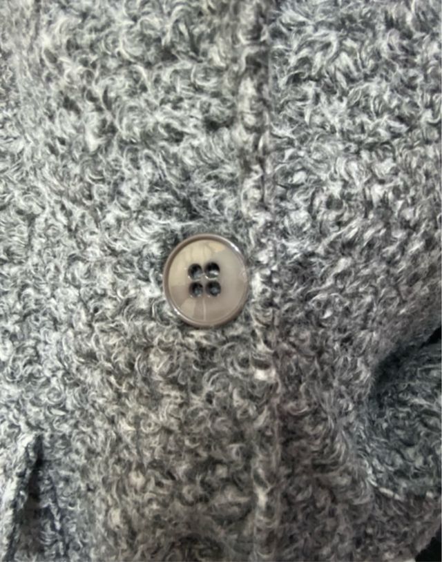 Abrigo gris XL mujer