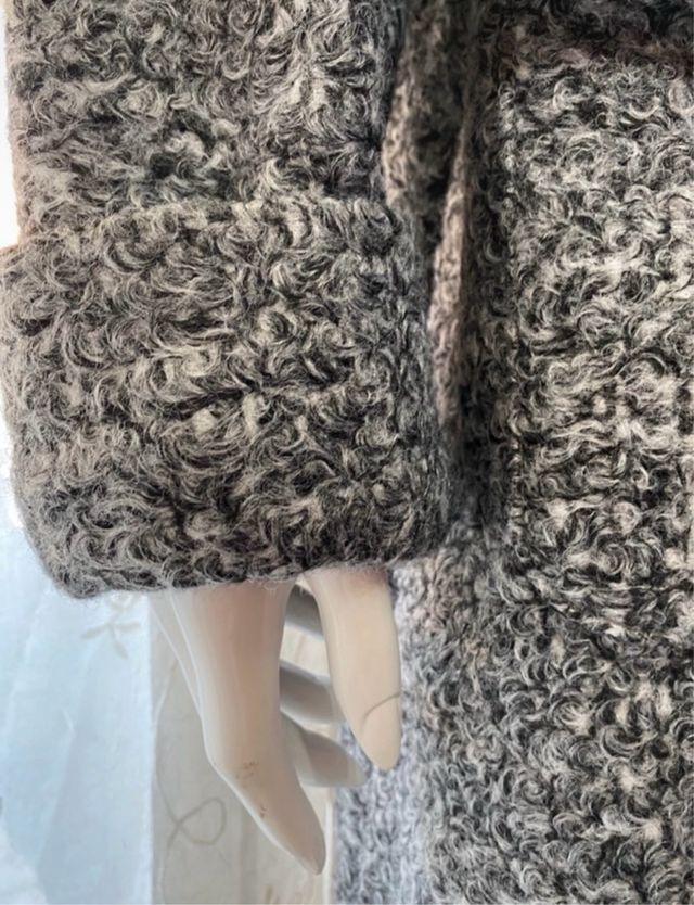 Abrigo gris XL mujer