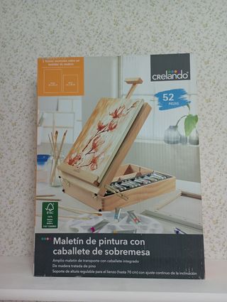 Maletín de Pinturas + Caballete