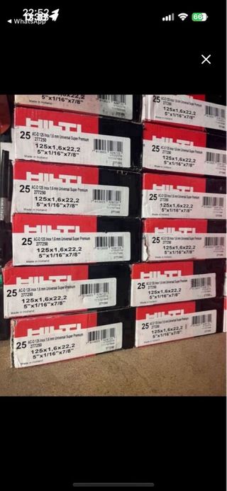 Disco radial hilti 125