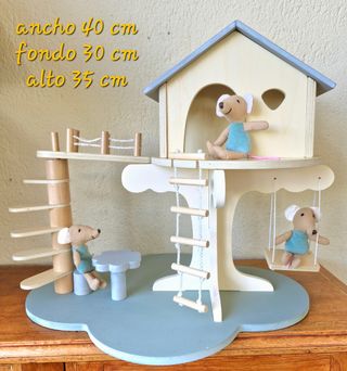 CASA CASITA DEL ARBOL RATONES TIPO MAILEG