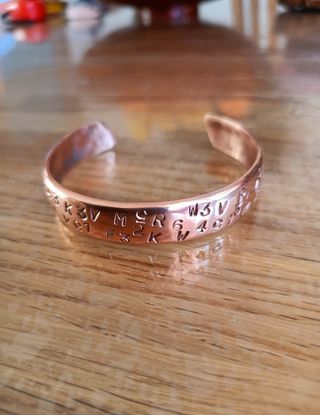 Braccialetto in rame