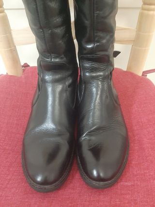 Botas altas de montar piel  talla 39 Antonio parri