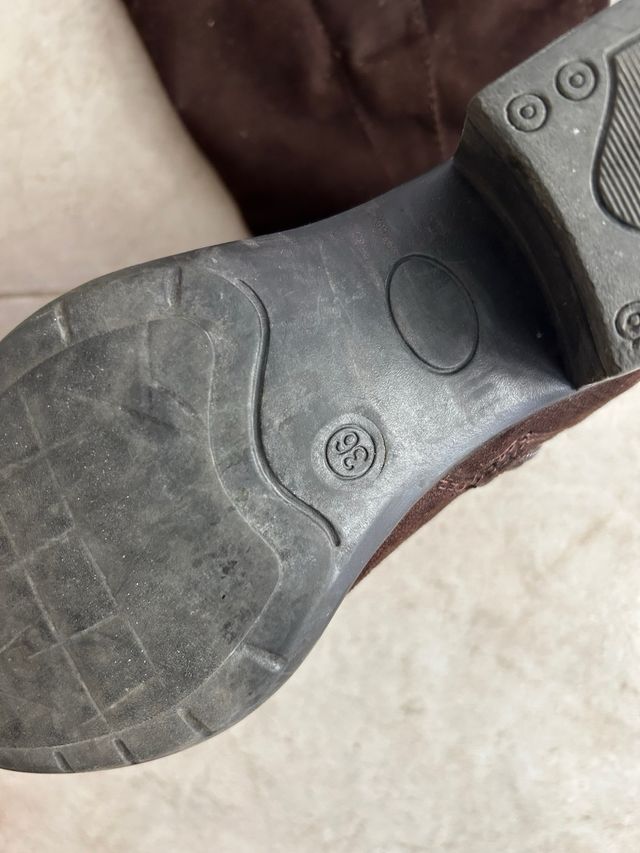 Stivali scamosciati marrone 