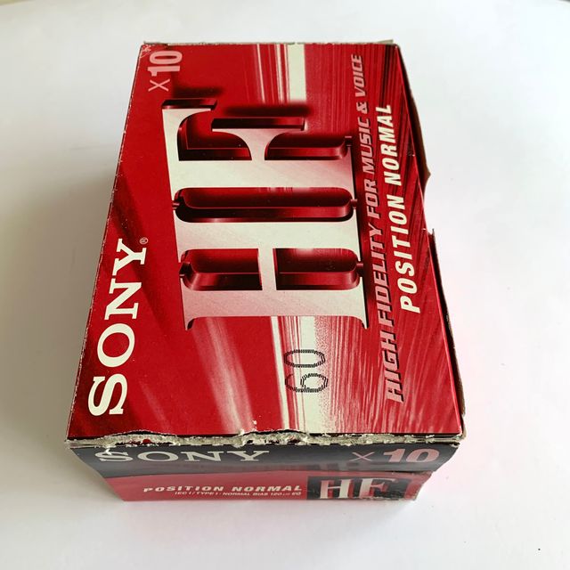 SONY HF60 CAJA 10 CINTAS CASSETTE PRECINTADAS