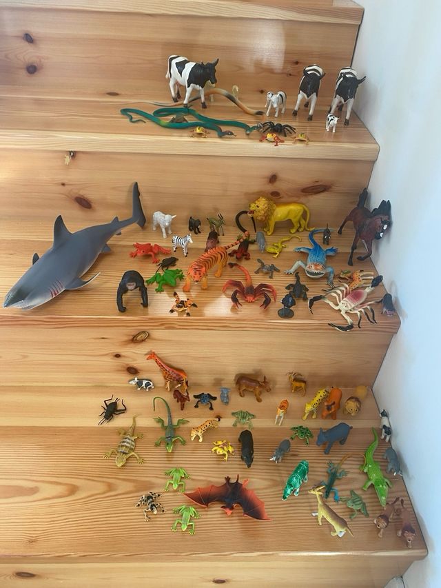 Lote de animales de juguete