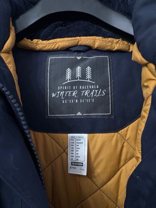 Parka invierno impermeable de senderismo