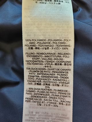 Plumifero pluma de pato LEVI'S. 