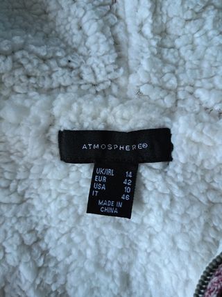 Chaqueta granate forro lana