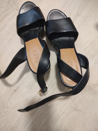 Zapatos tachuelas sandalias 40 negras