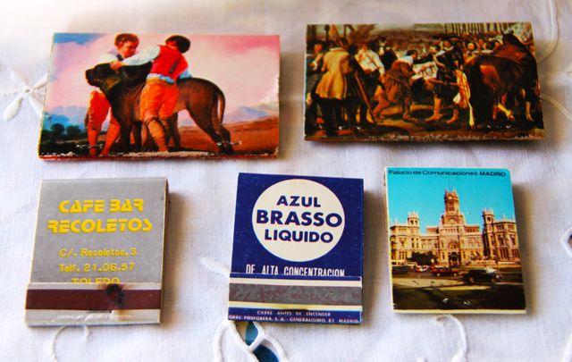 Cerillas antiguas lote de 5 cajitas