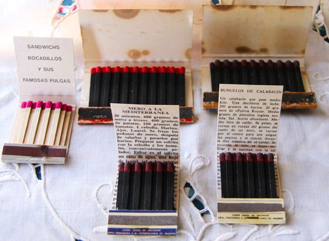 Cerillas antiguas lote de 5 cajitas