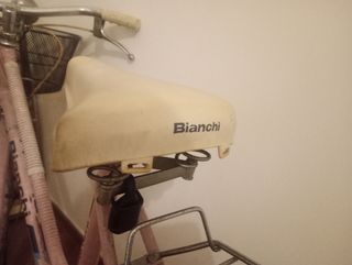 Bici Bianchi vintage rosa