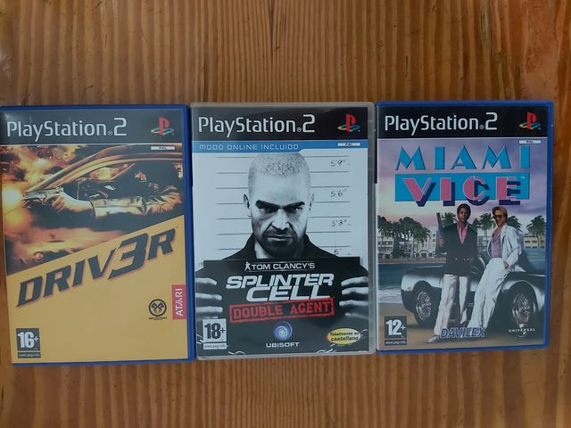 Driver 3,Splinter Cell Double Agent y Mia mi vice