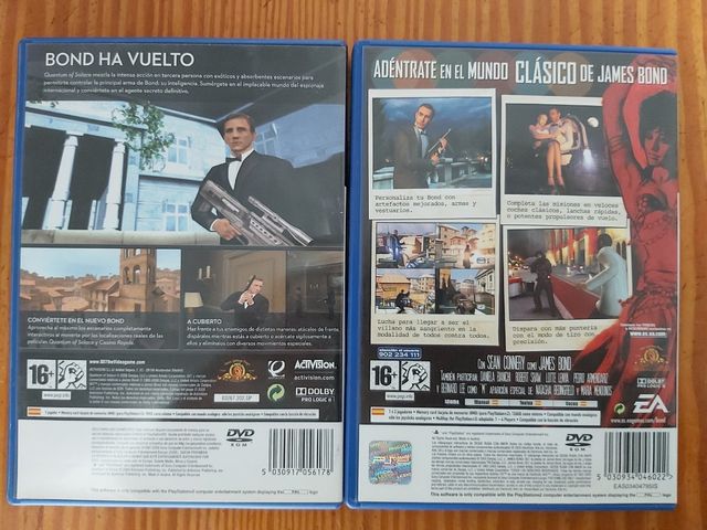 007 desde Rusia con amor y 007 Quantum ofSolace 