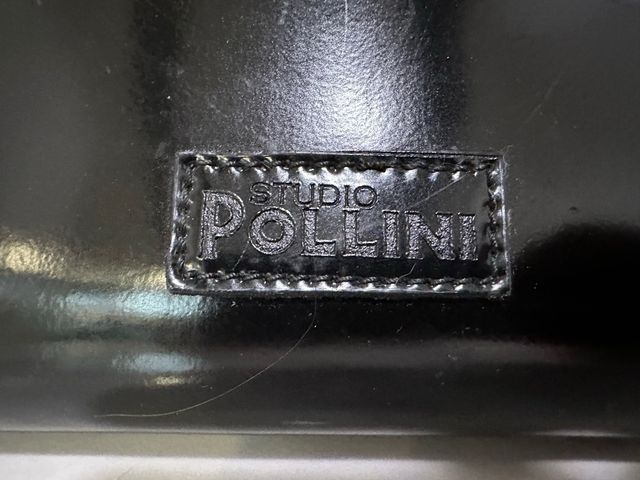 Borsa Pollini - Pelle Nera Verniciata