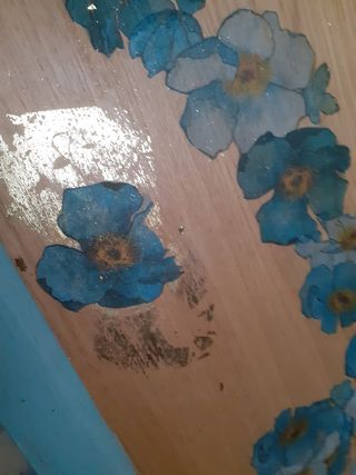 armario pequeño decorado decoupage