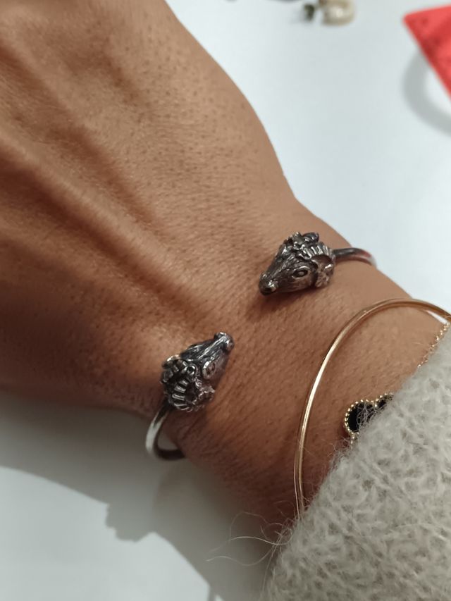 Pulsera plata de ley