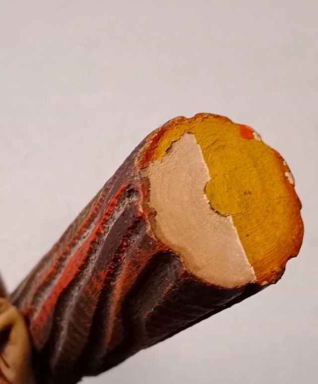 Antiguo Cristo crucificado Olot 78cm