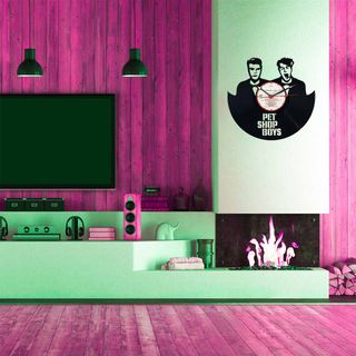 Reloj de Disco de Vinilo Pet Shop Boys