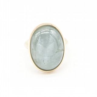 D363903SO Anillo de Oro Rosa, Plata con Aguamarina