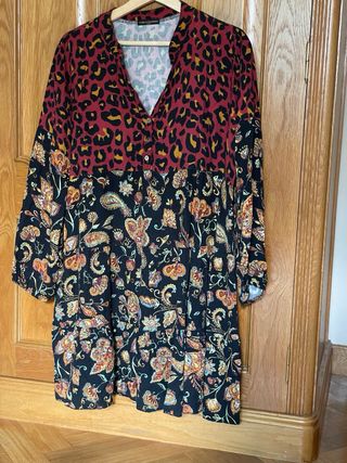 Vestido boho, estampado