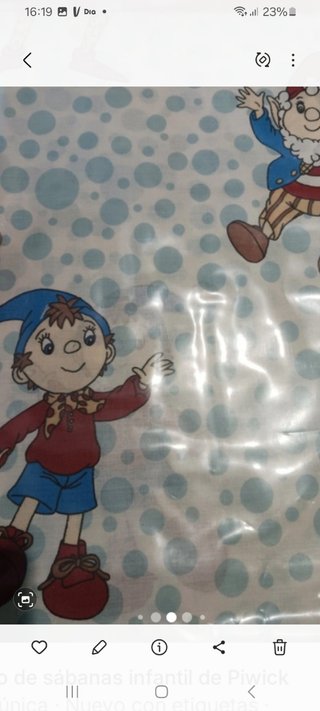 Juego de sábanas infantil Piwick nuevo