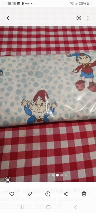 Juego de sábanas infantil Piwick nuevo