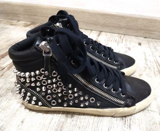 Botines sport piel. Zara