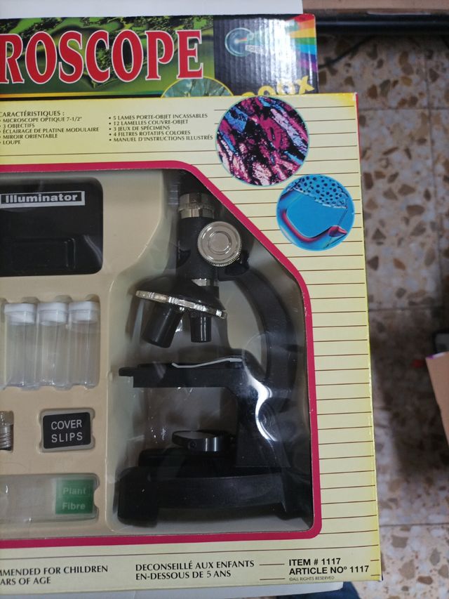 MICROSCOPIO  100X X 300 X 600