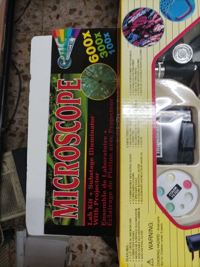 MICROSCOPIO  100X X 300 X 600