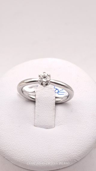 Anillo solitario diamante
