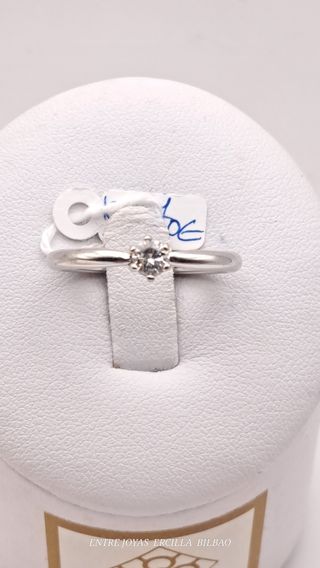 Anillo solitario diamante