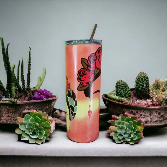 Borraccia Frida con la cannuccia