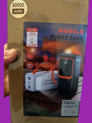Powerbank 50.000 mah carga ultra rápida