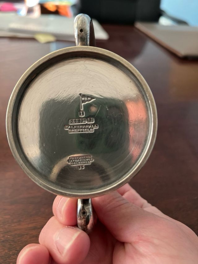 Jarra y azucarero Walker & Hall