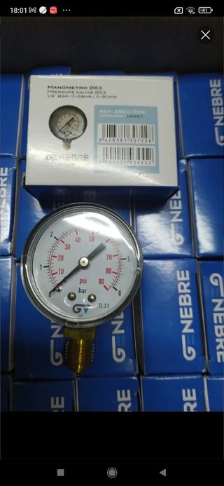 Manómetro Marca GENEBRE