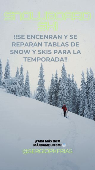 Mantenimiento tablas de snow y ski