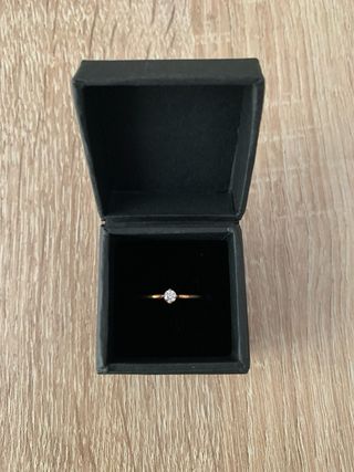 Anillo oro 18kt Sunshine diamante