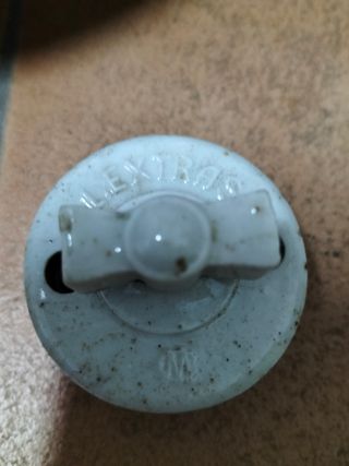Interruptor porcelana antiguo