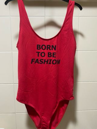 Body rojo de Zara