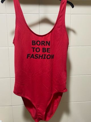 Body rojo de Zara