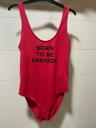 Body rojo de Zara