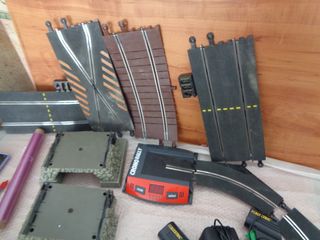 lote de scalextric cromo rally y puente , se vende