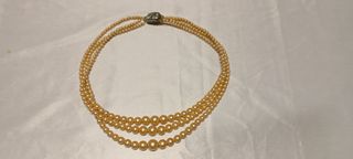 Antigua gargantilla de perlas, preciosa.